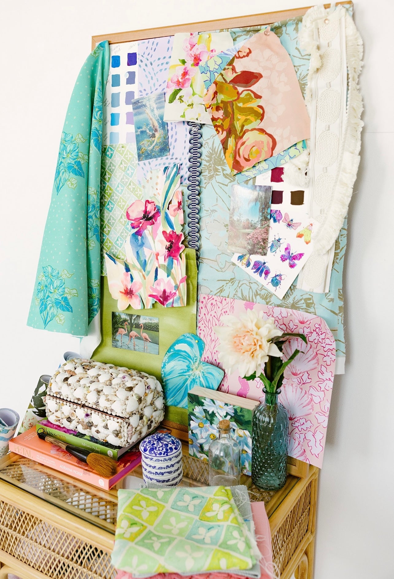 フランフラン アートフレーム Laura Dro パイナップル Laura Dro Designs  Contemporary Artist  Designer Fabric