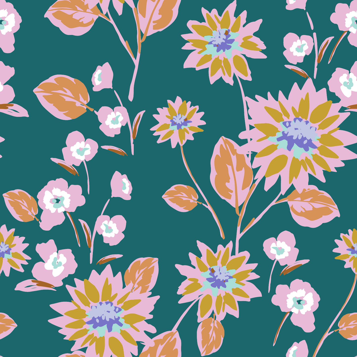 'Coral Gables Vines' Wallpaper