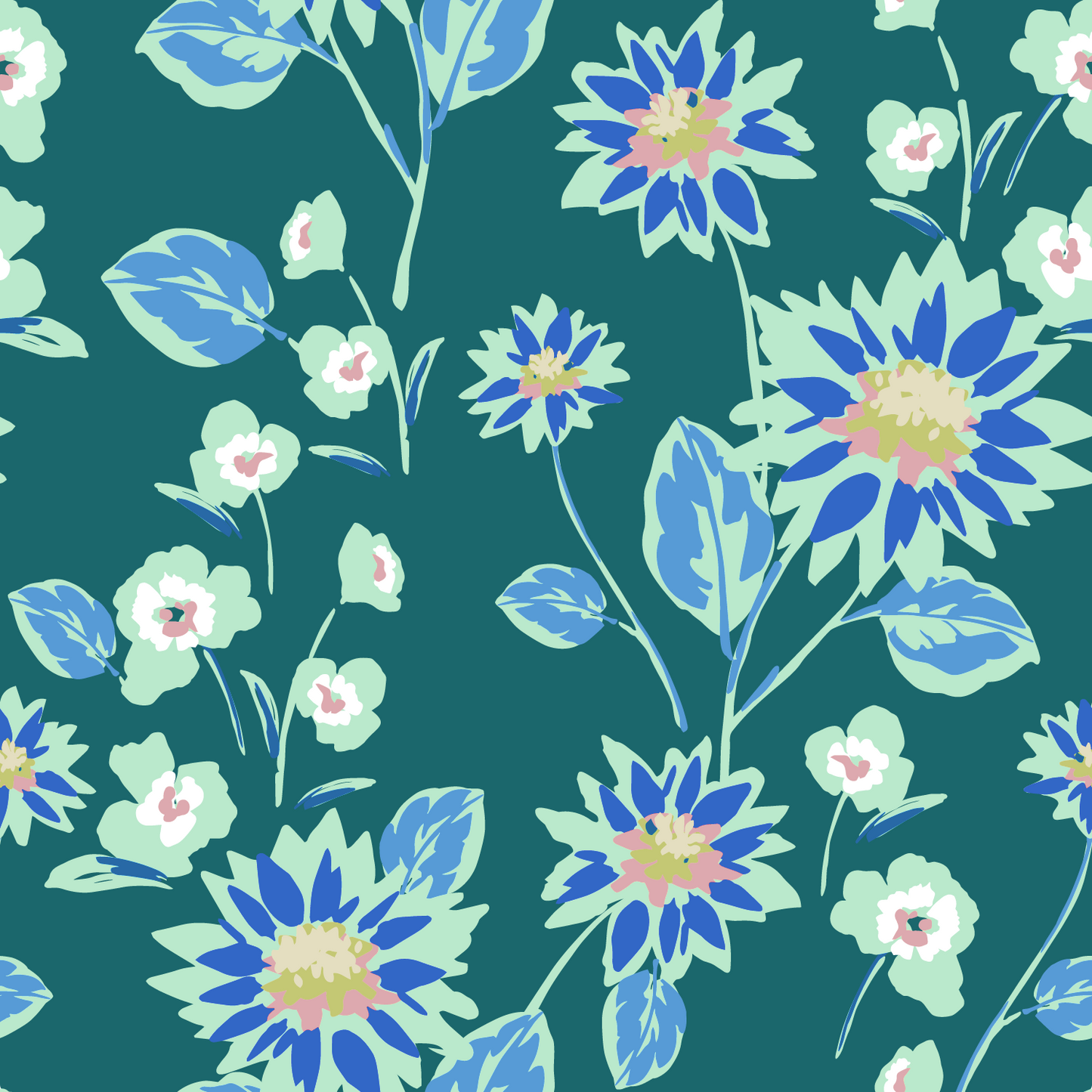 'Coral Gables Vines' Wallpaper