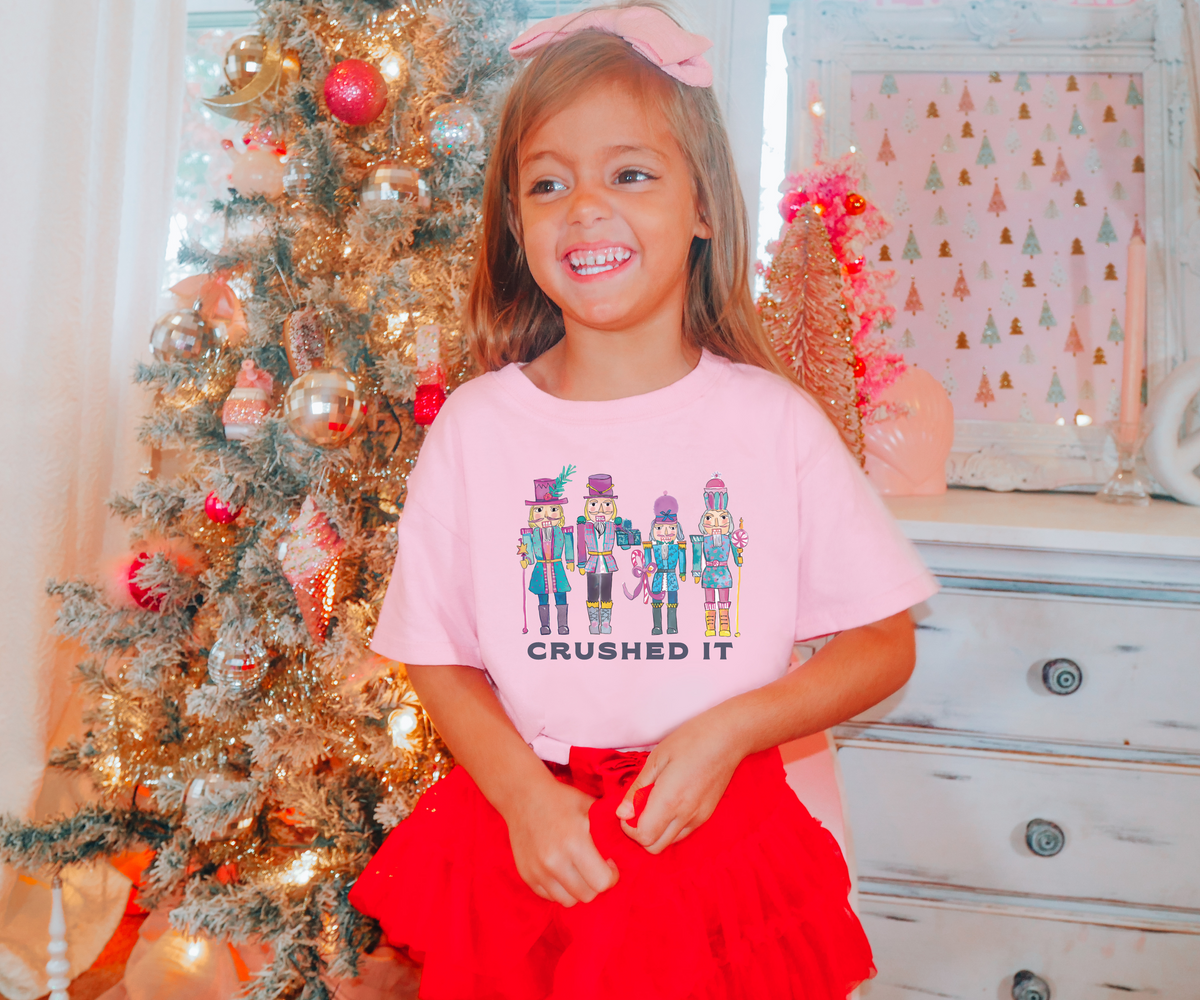 Crushed It Nutcracker Holiday T-shirt TODDLER)(