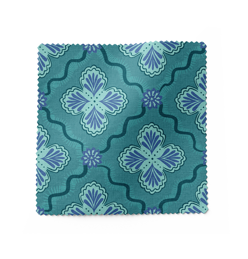Load image 1 in gallery view. 'Calico Fluer' Fabric