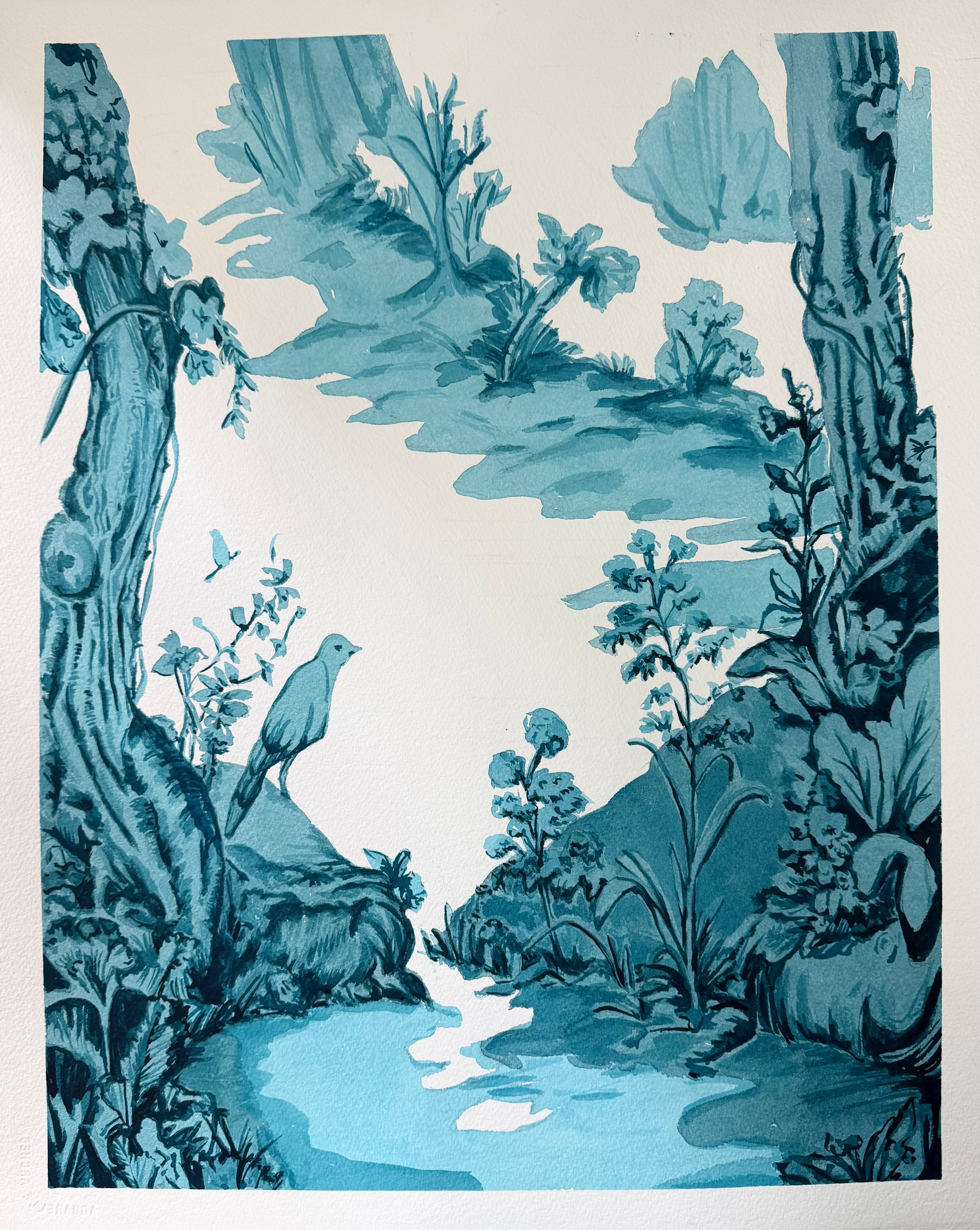 Toile de Jouy Landscape