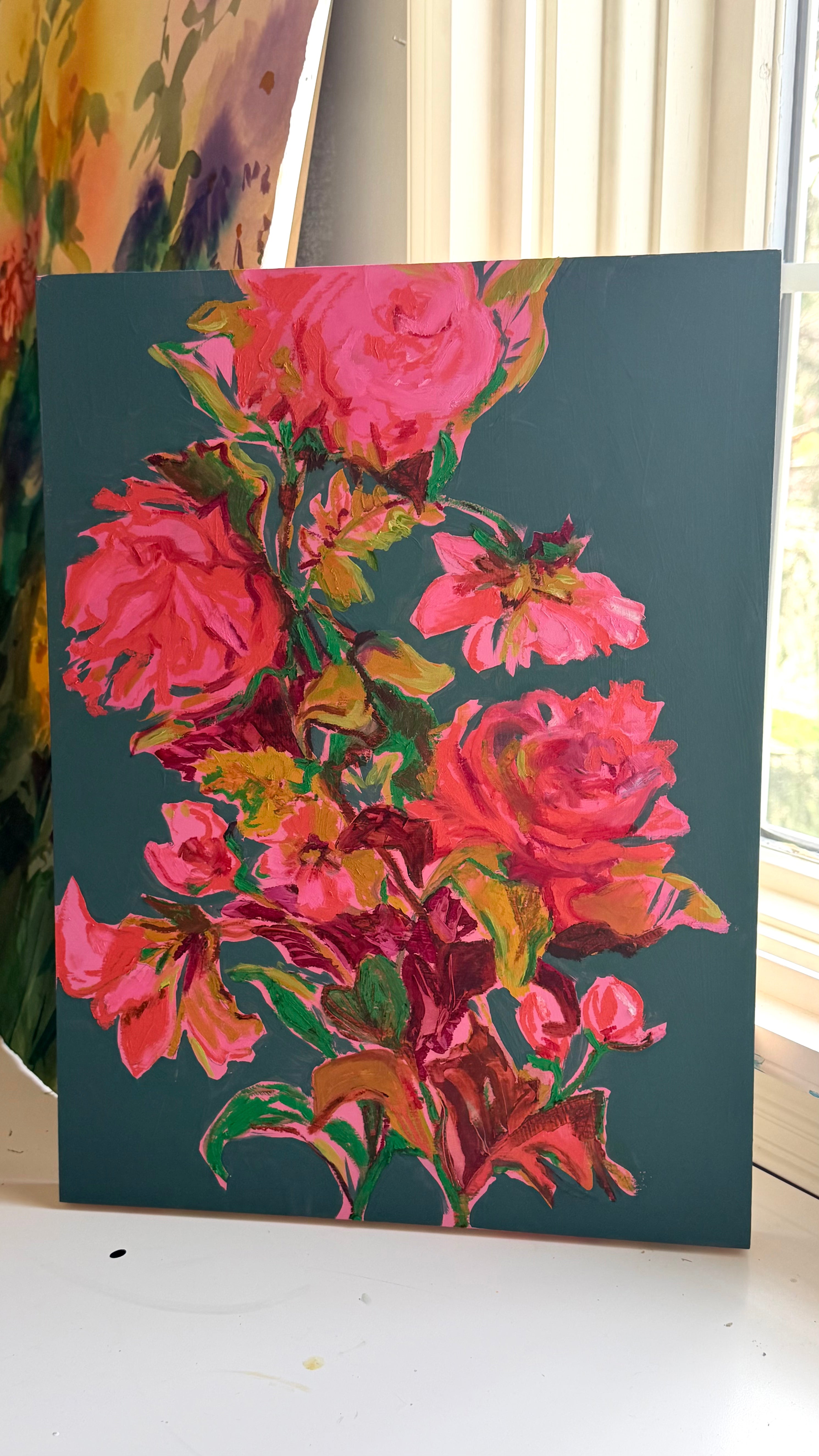 Roses Oil Study