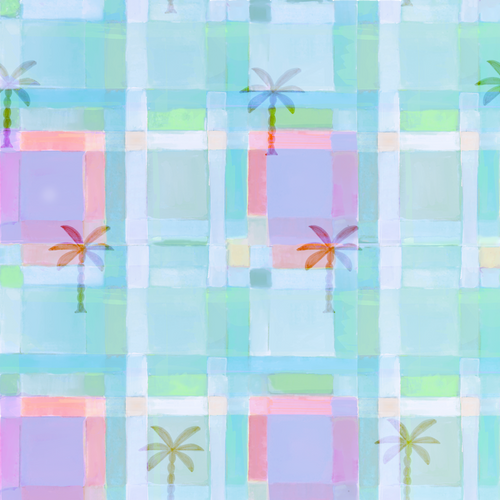 Load image 1 in gallery view. 'Collins Avenue' Wallpaper