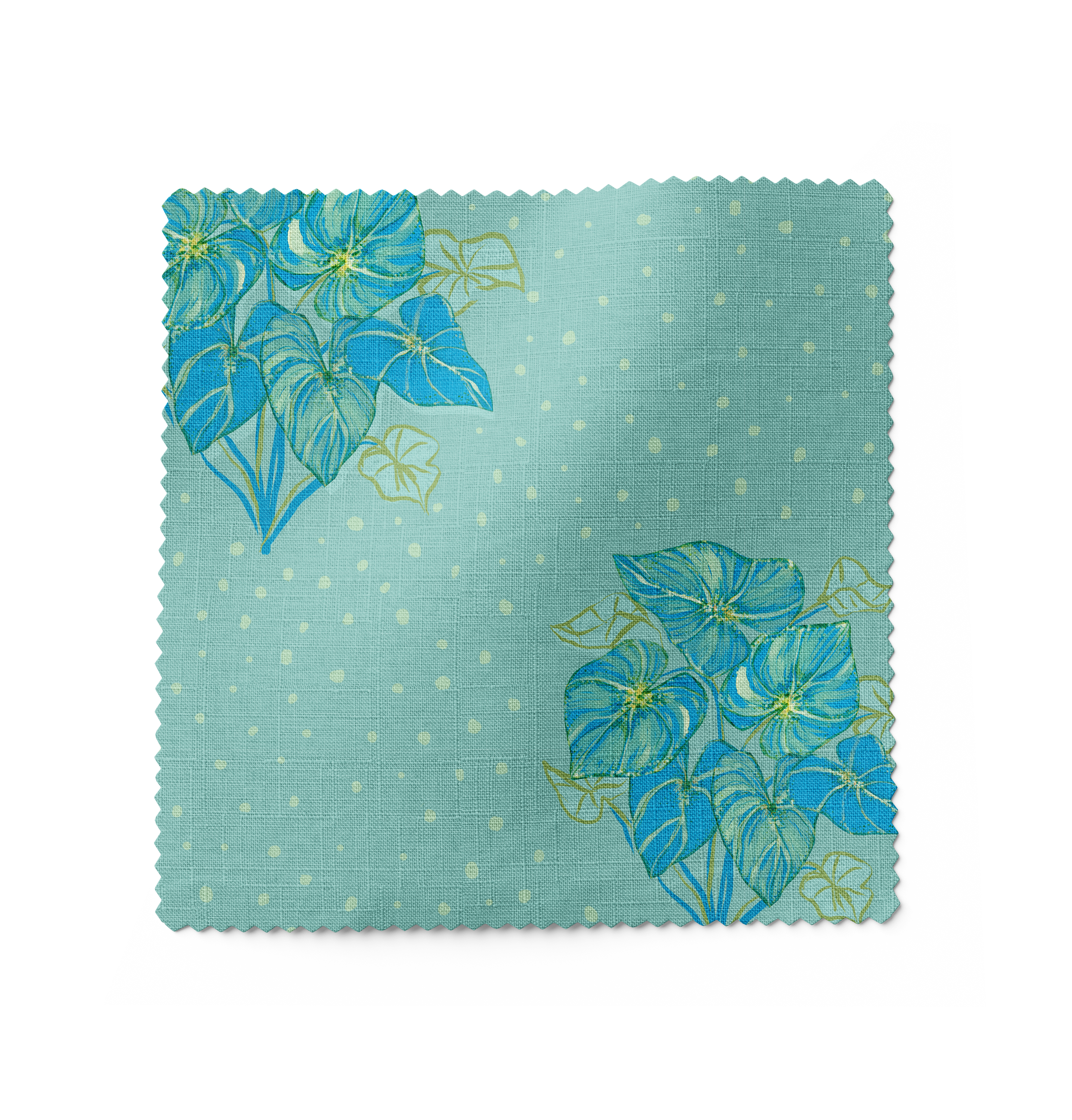 'Moonlight Caladium' Fabric