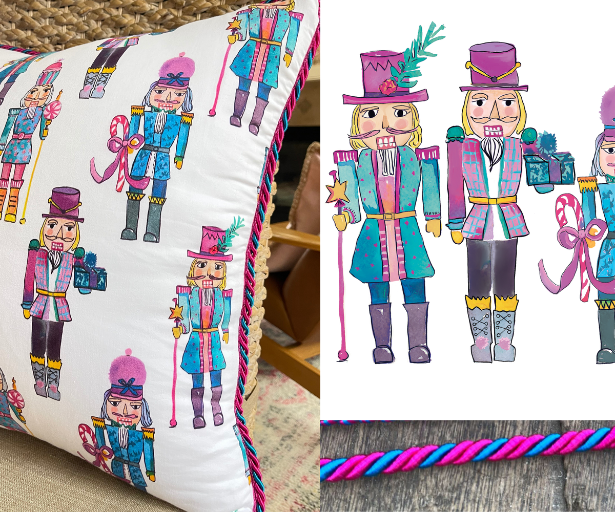 Nutcracker Illustration Pillow