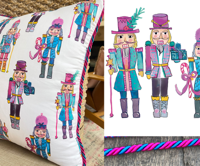 Nutcracker Illustration Pillow