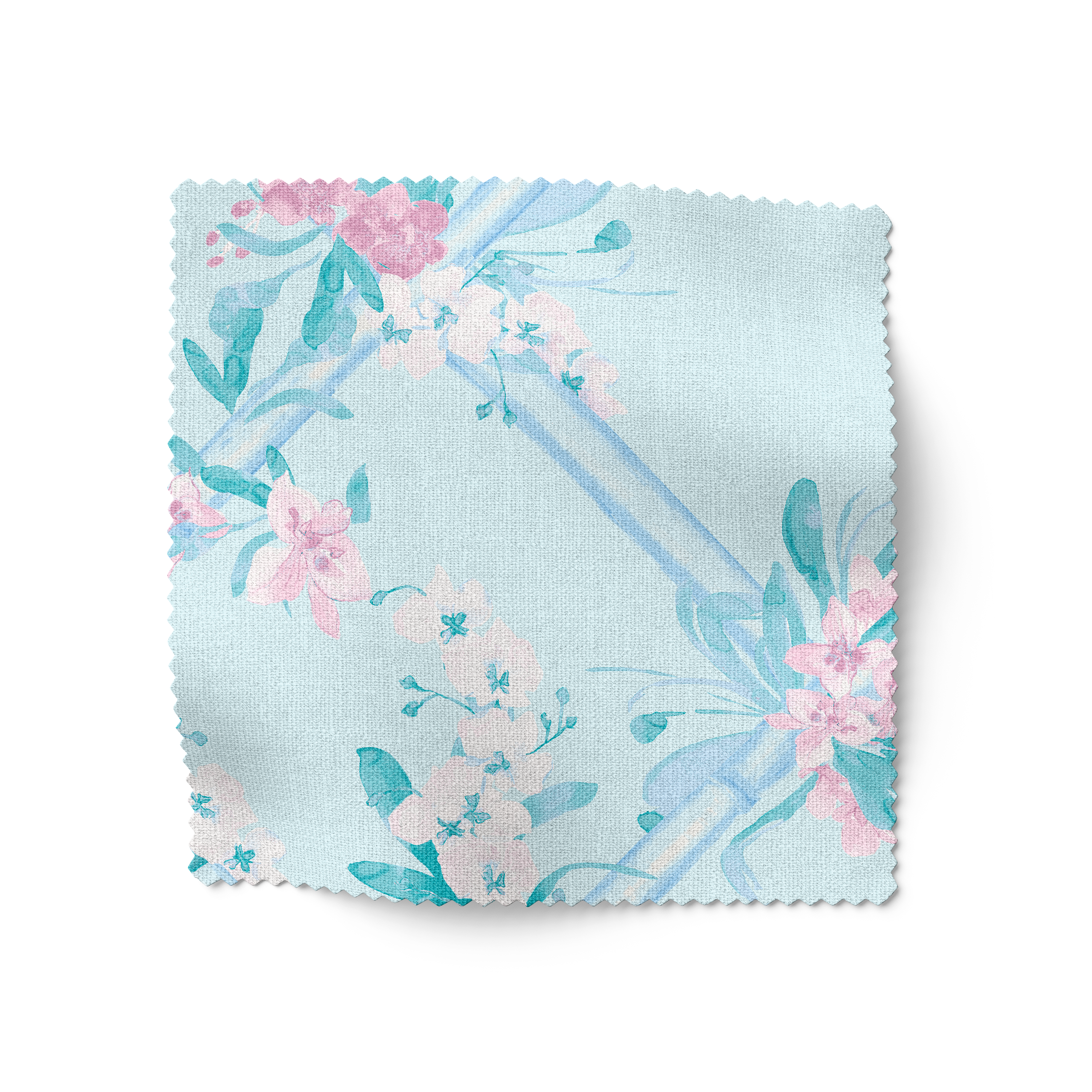 'Orchid Lattice' Fabric