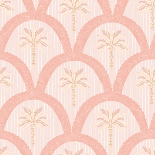 Load image 1 in gallery view. 'Palmetto Scallop' Fabric