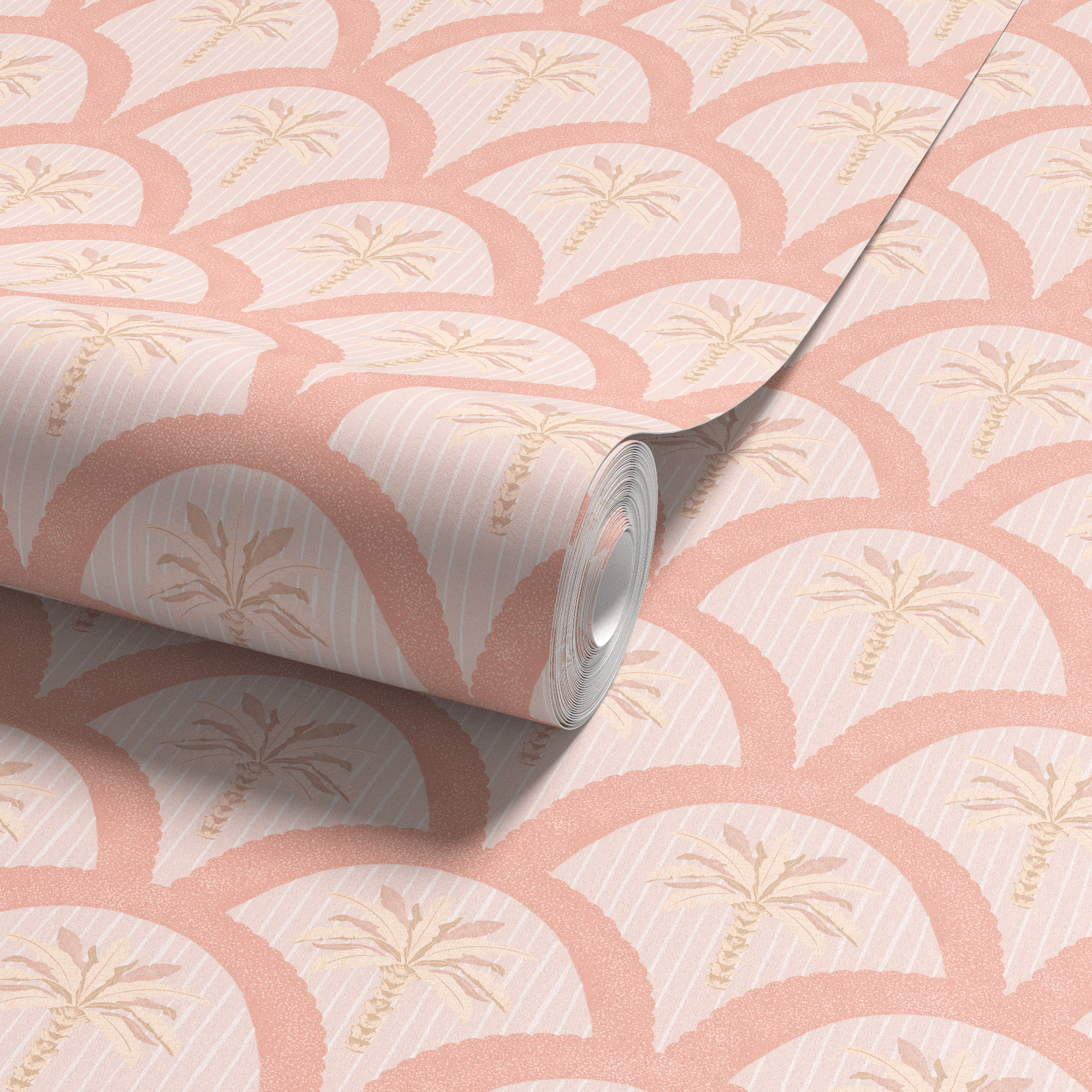 'Palmetto Scallop' Wallpaper