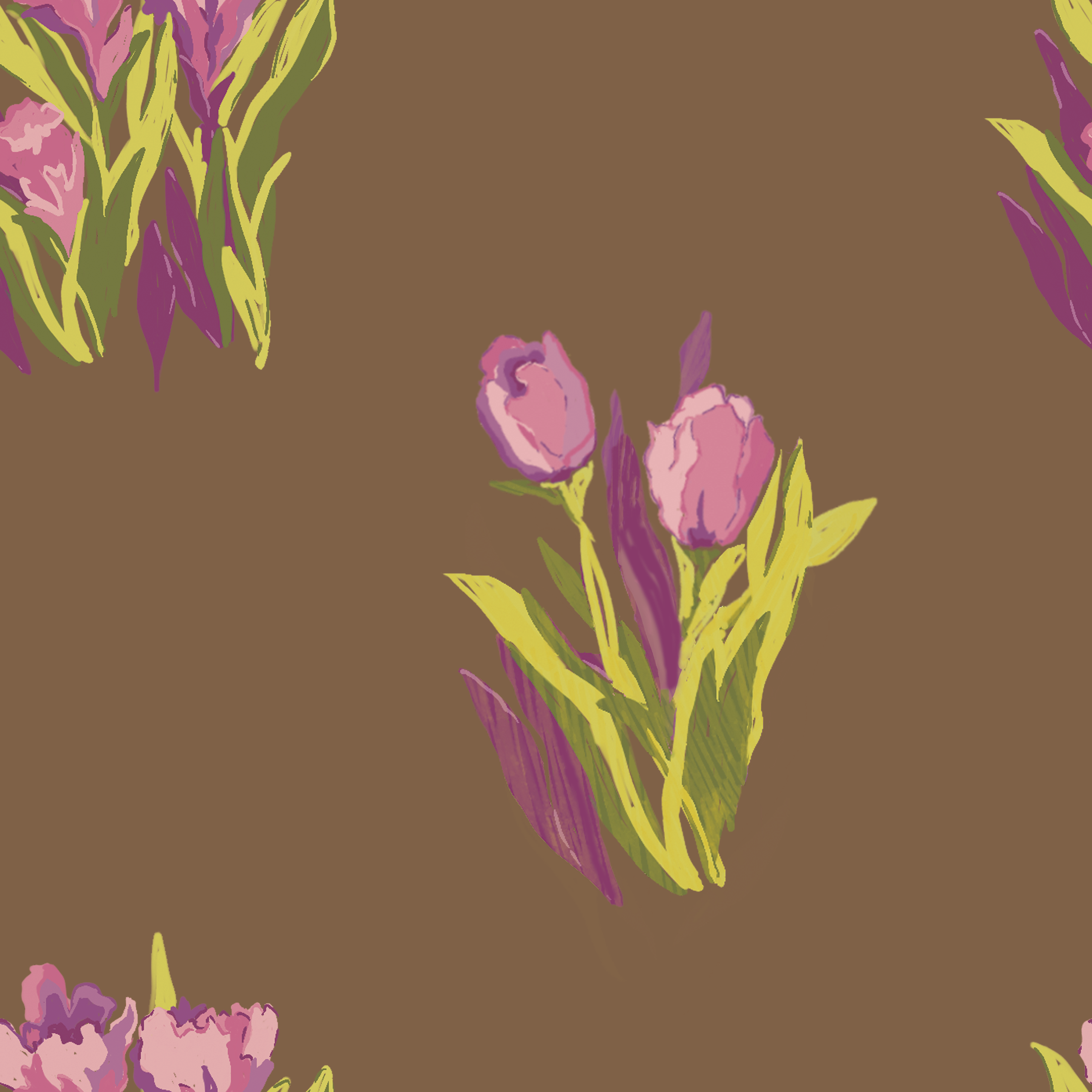 'Sugar Tulip' Wallpaper
