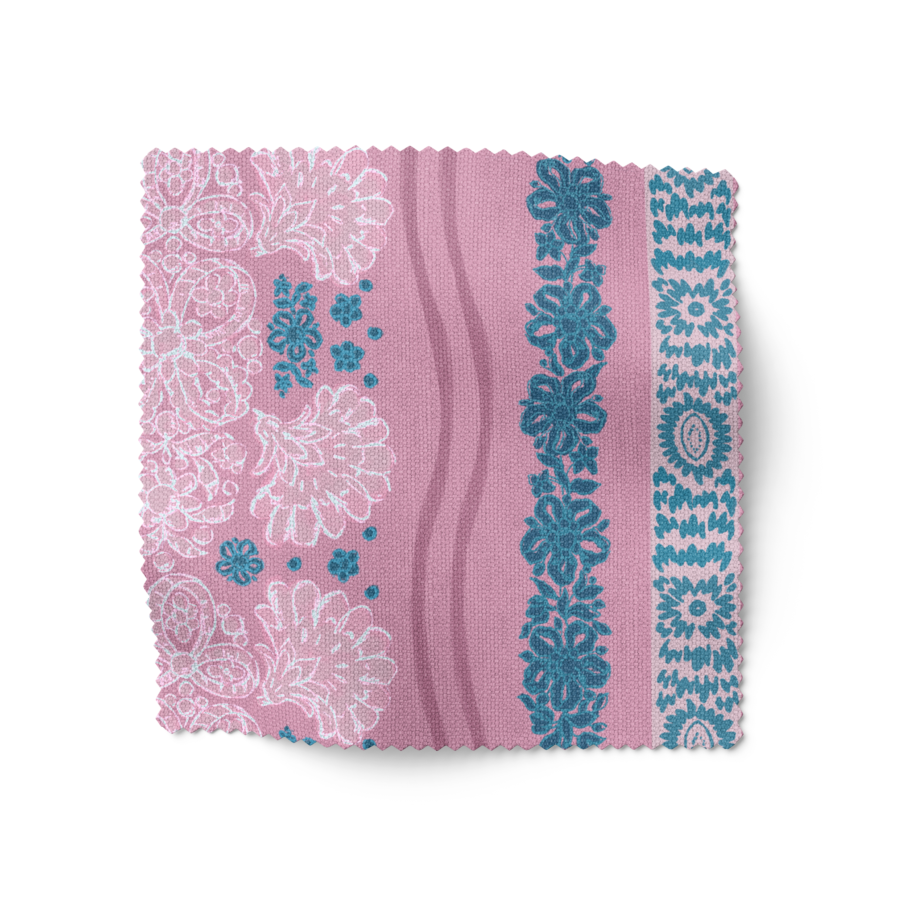 'Royal Palm Way, Mauve' Fabric