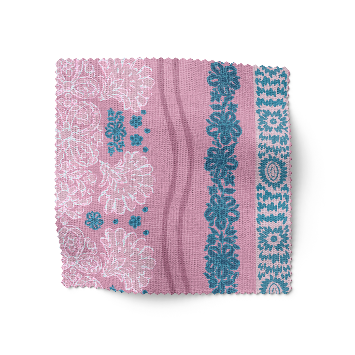 'Royal Palm Way, Mauve' Fabric
