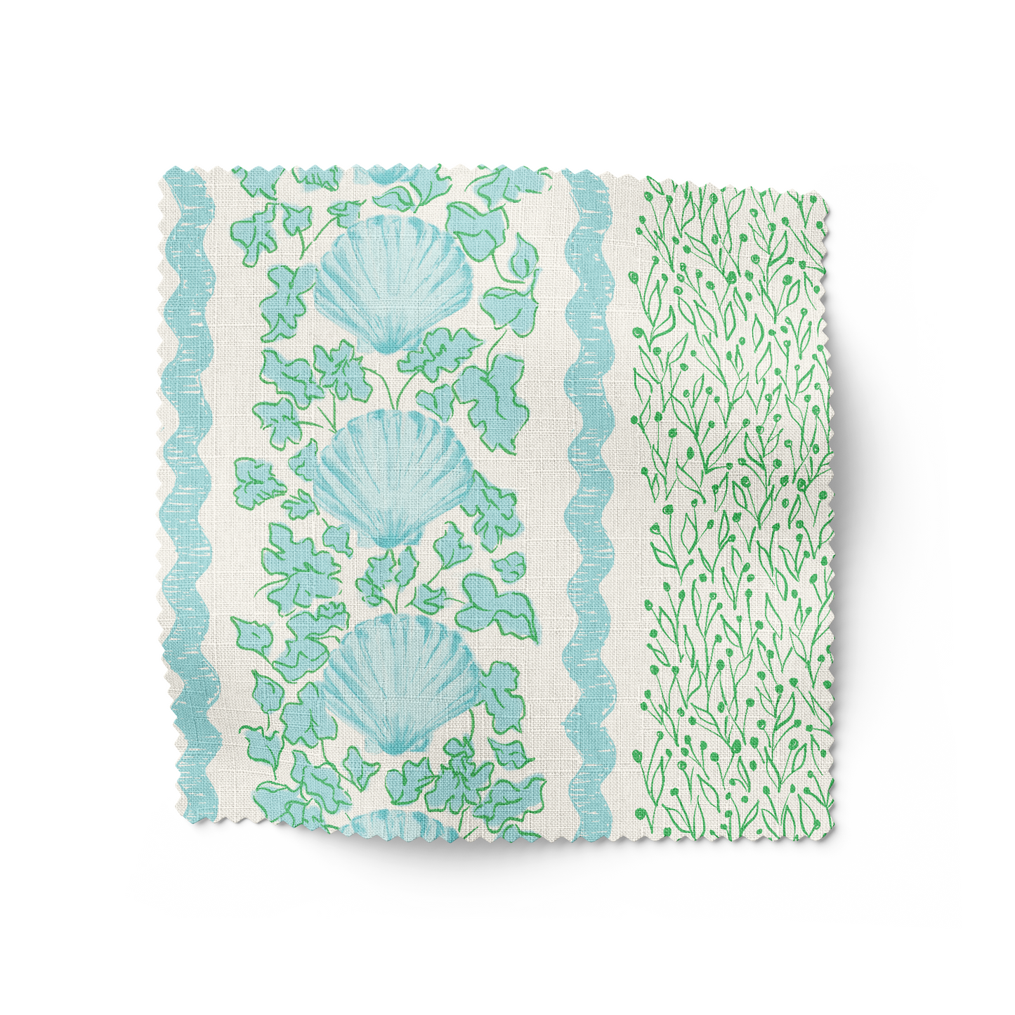'Seashell Trellis' Fabric