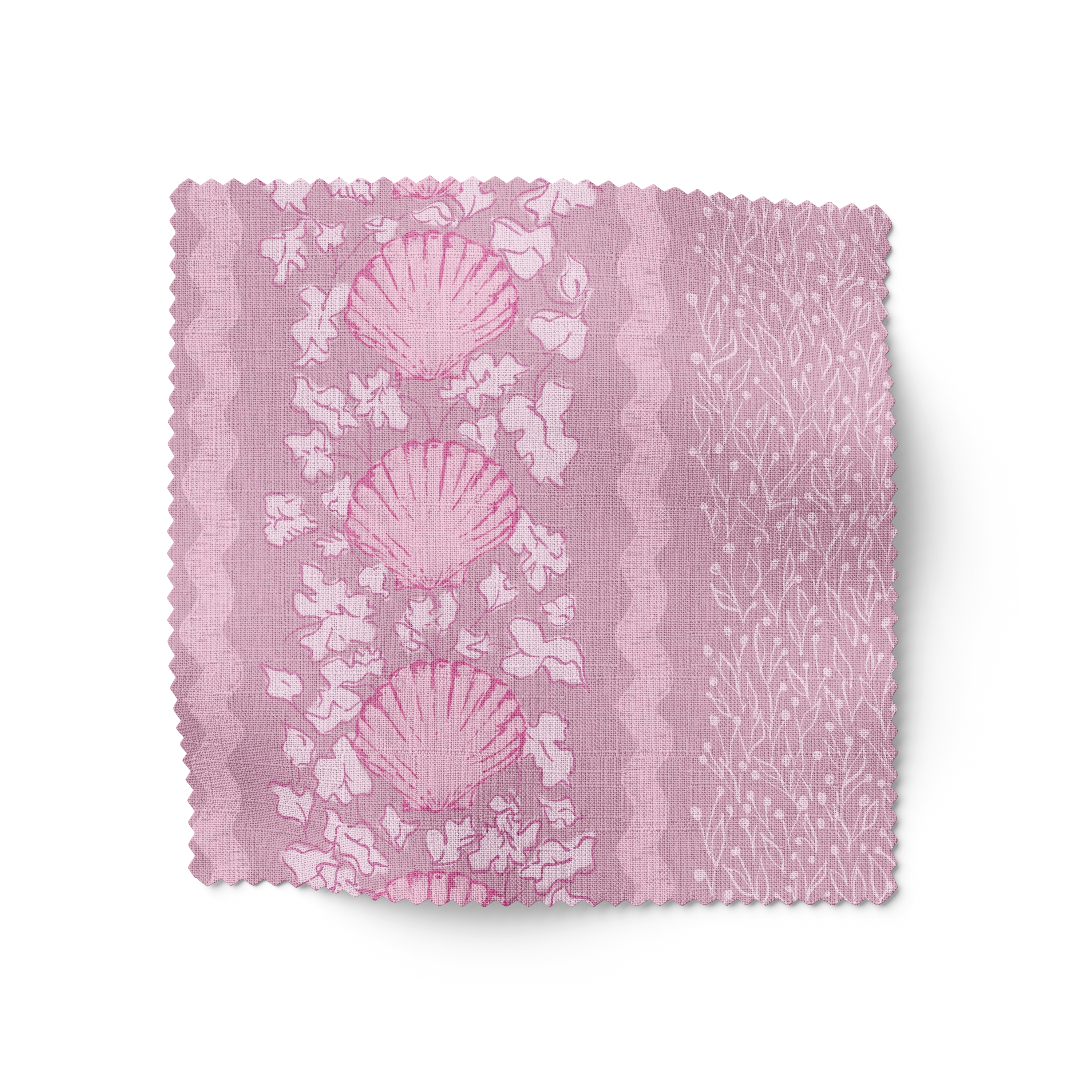 'Seashell Trellis' Fabric