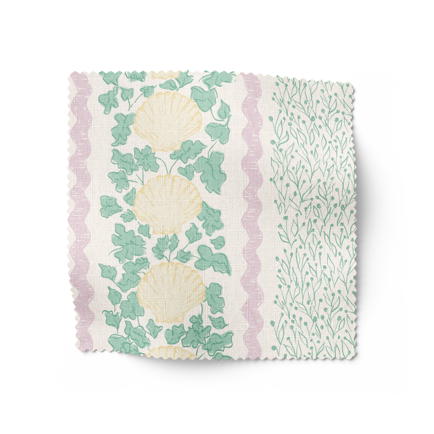 'Seashell Trellis' Fabric