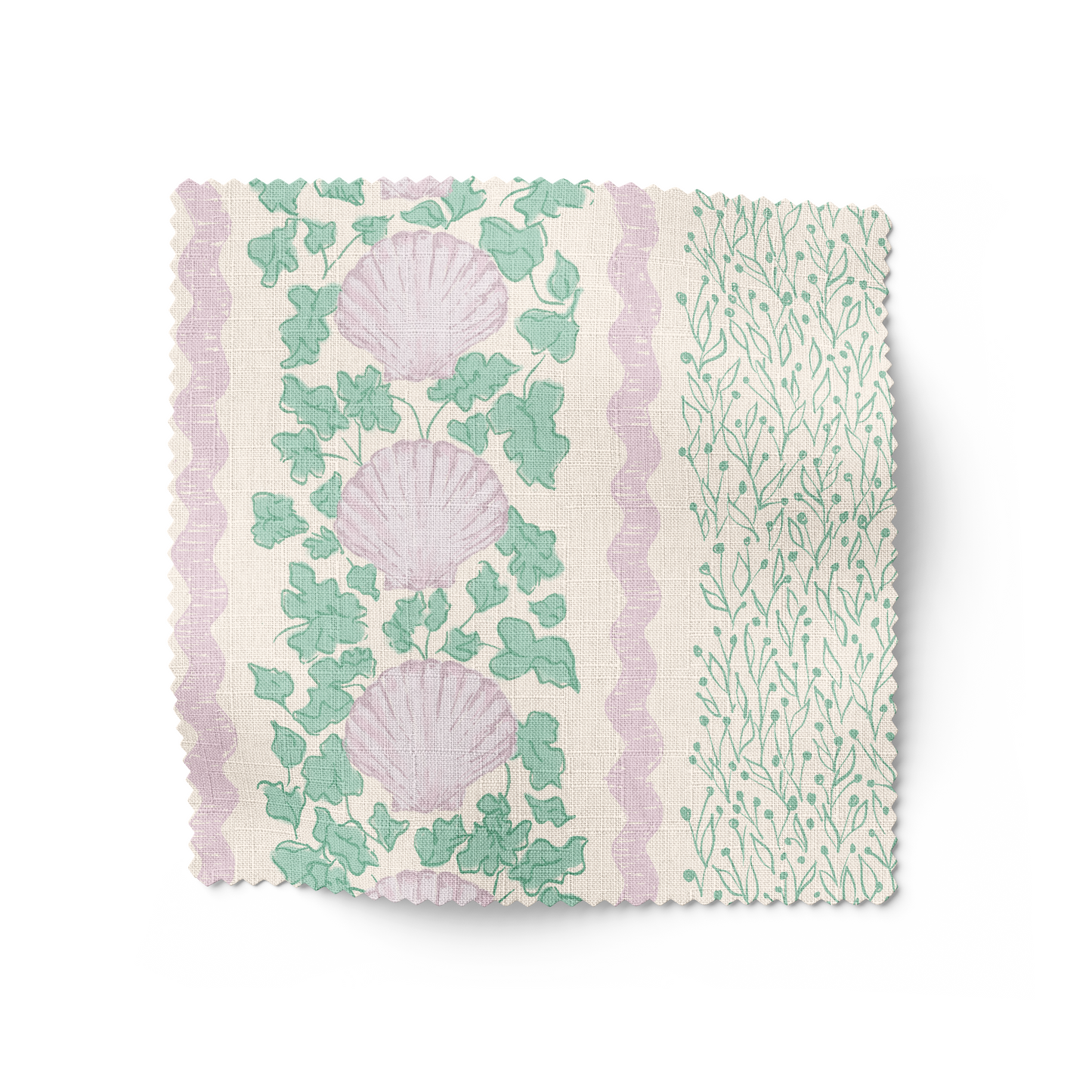 'Seashell Trellis' Fabric