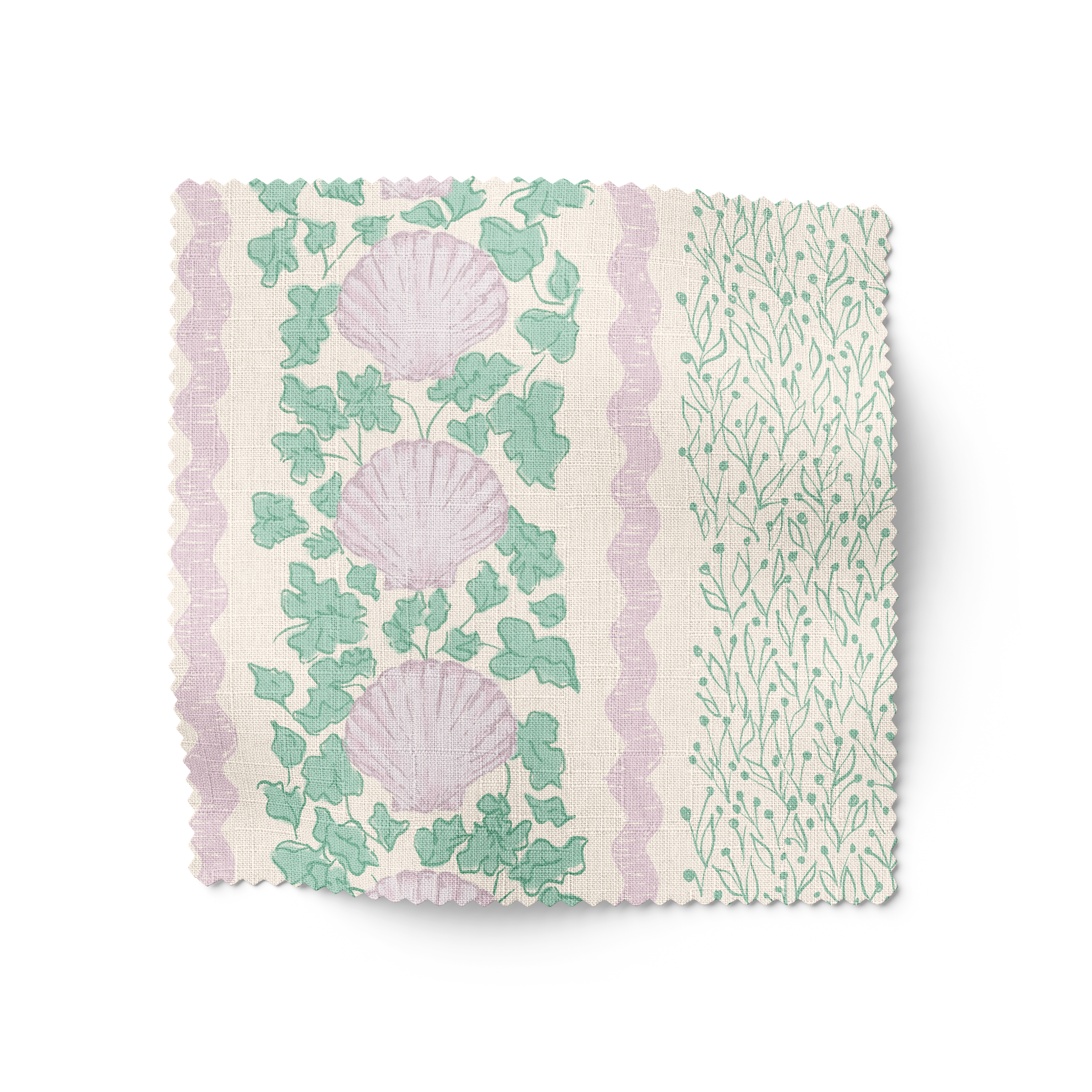 'Seashell Trellis' Fabric