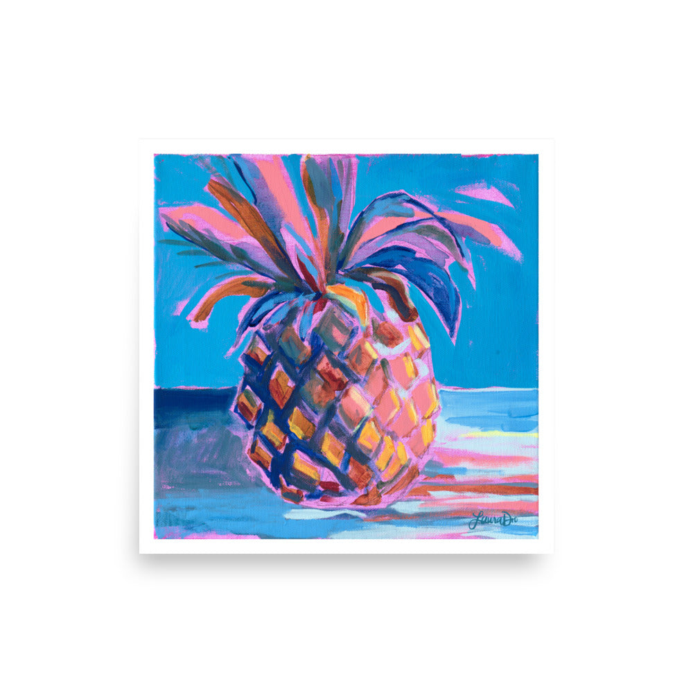 Cerulean Blue Pineapple