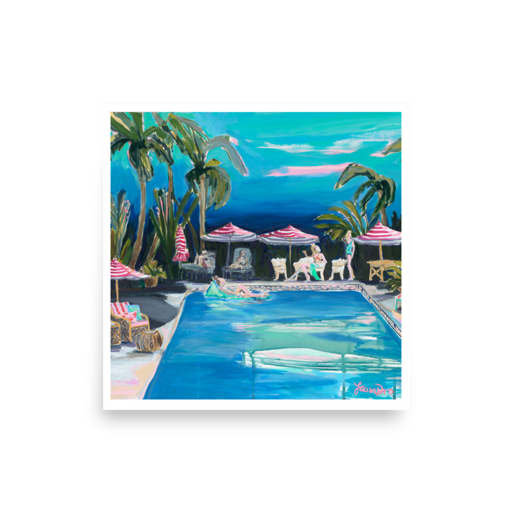 Pool Babes II Print