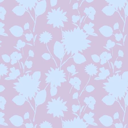 'Coral Gable Silhouette' Fabric