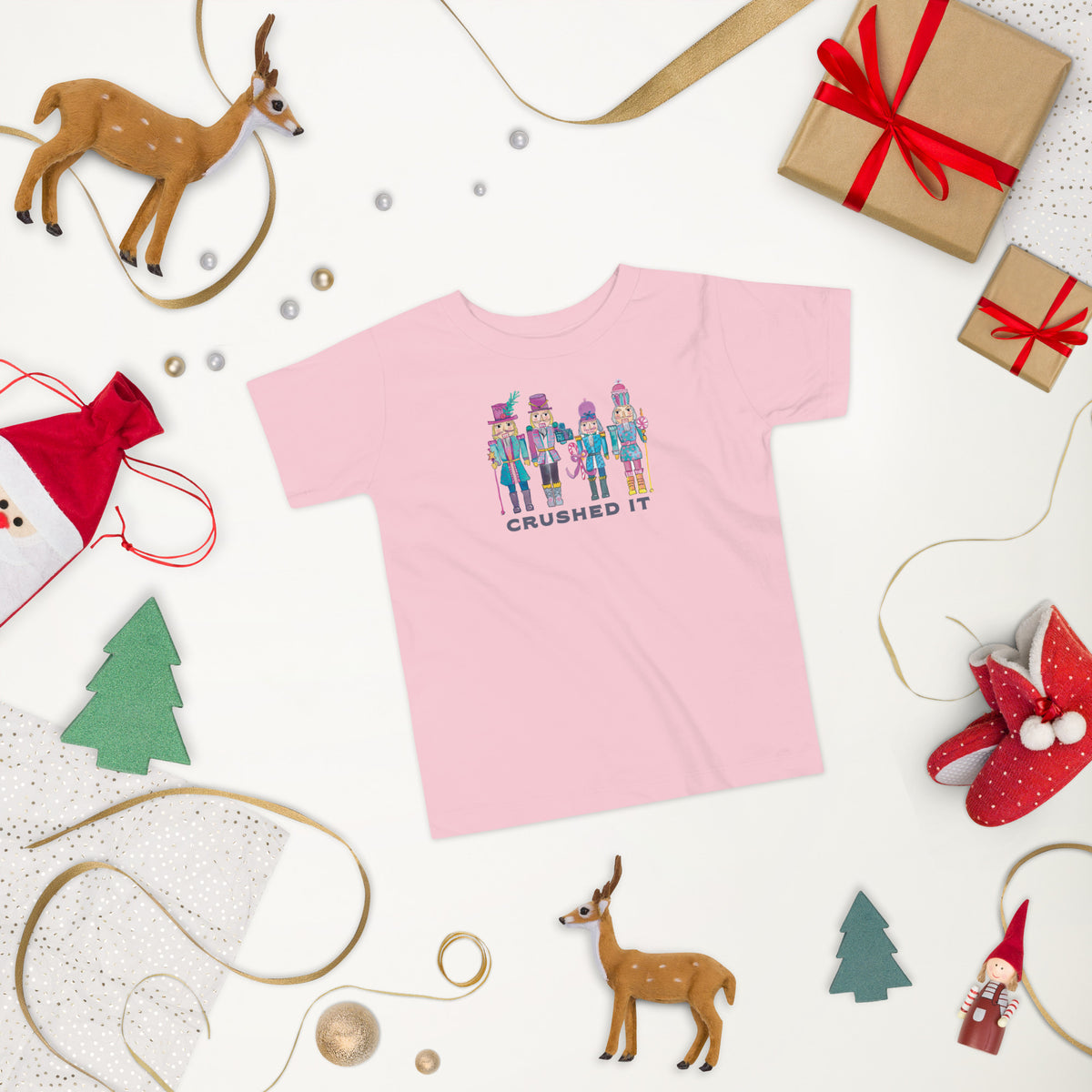 Crushed It Nutcracker Holiday T-shirt TODDLER)(