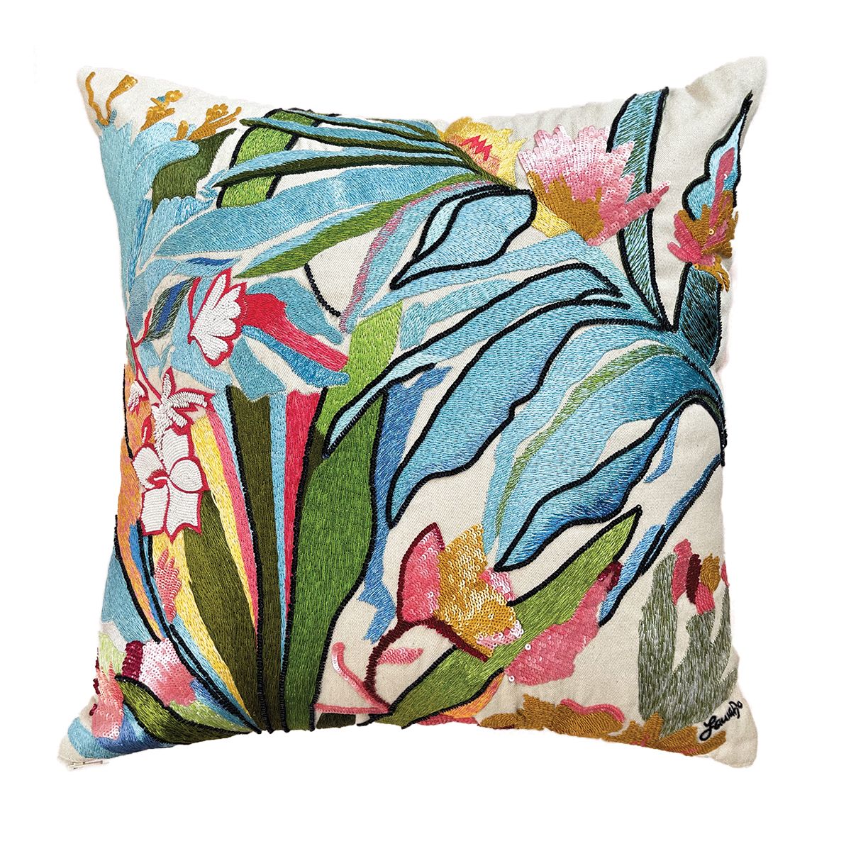 Botanical Landscape Pillow Cover (Signature Series)