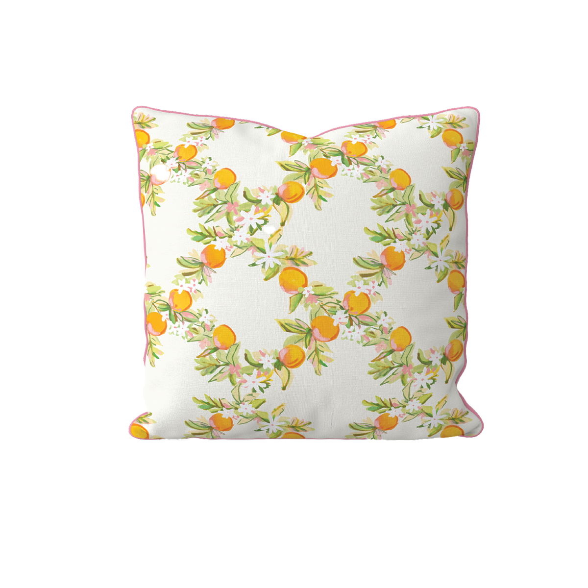 WHOLESALE: Citrus Lattice Pillow Covers Bulk