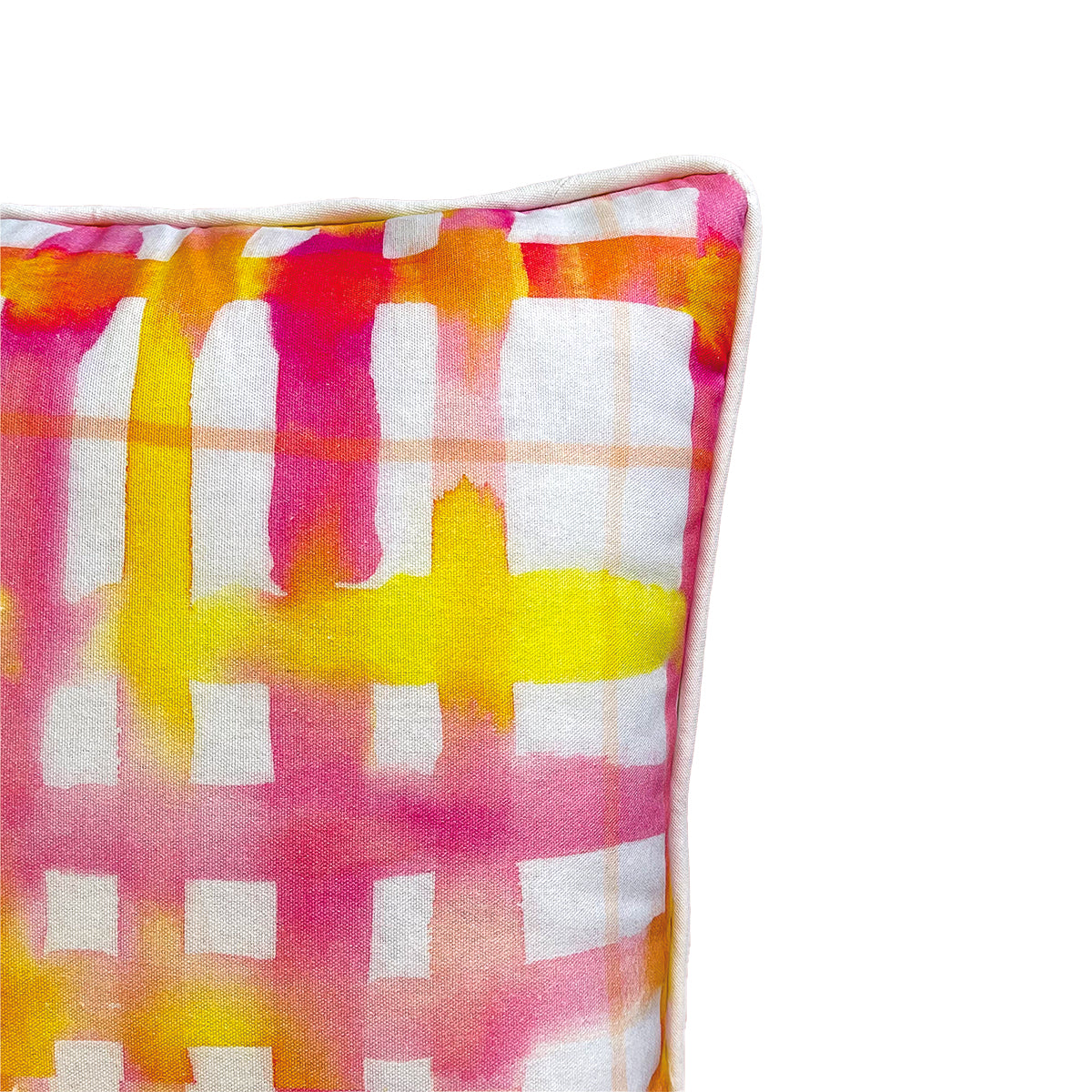 WHOLESALE: Watercolor Plaid Pinks Pillow Covers Bulk