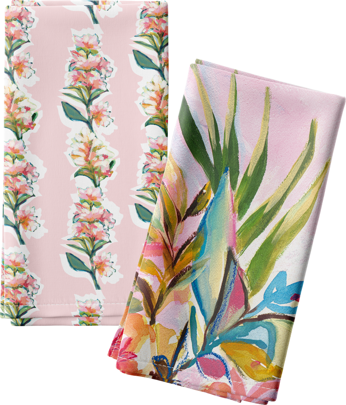 Sweet Flowering Bay Tea Towels-2 pack